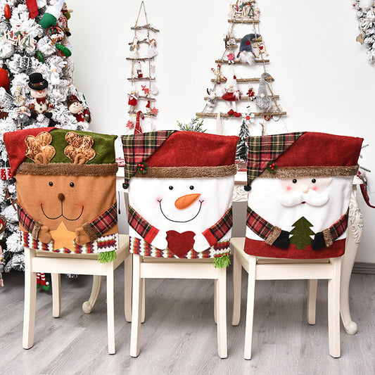 📦Livrare gratuită📦🎅Hristmas Themed Chair Cover🎅