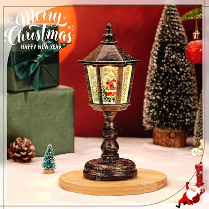 📦Livrare gratuită📦🎅🌲Crăciun zăpadă lumina de noapte cu muzică luminos decorare lampă