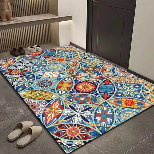 📦Livrare gratuită📦Bohemian Geometric Door Mat pentru intrare